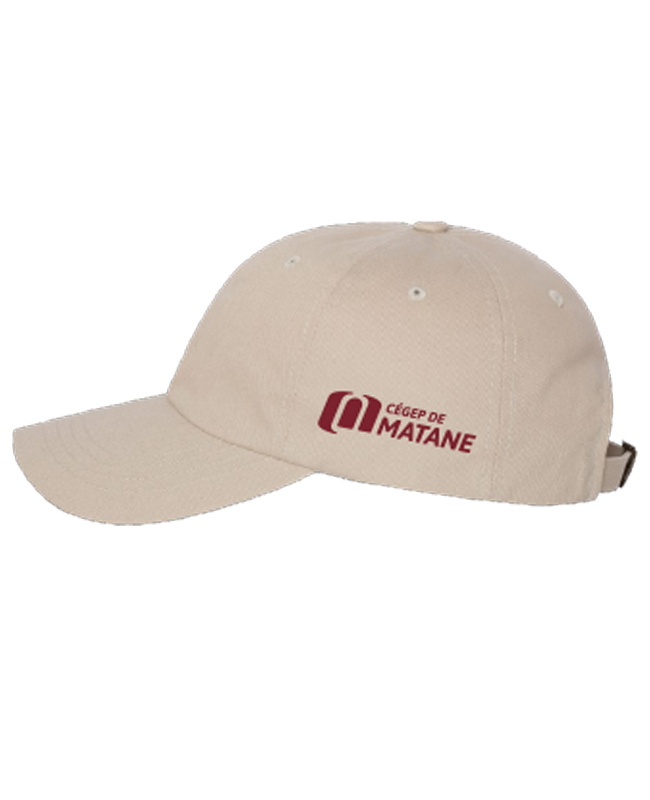 CEGEP DE MATANE - 6245CM Casquette Coton - BRC. 14235 (AV) - BRC. 8435 (CG)