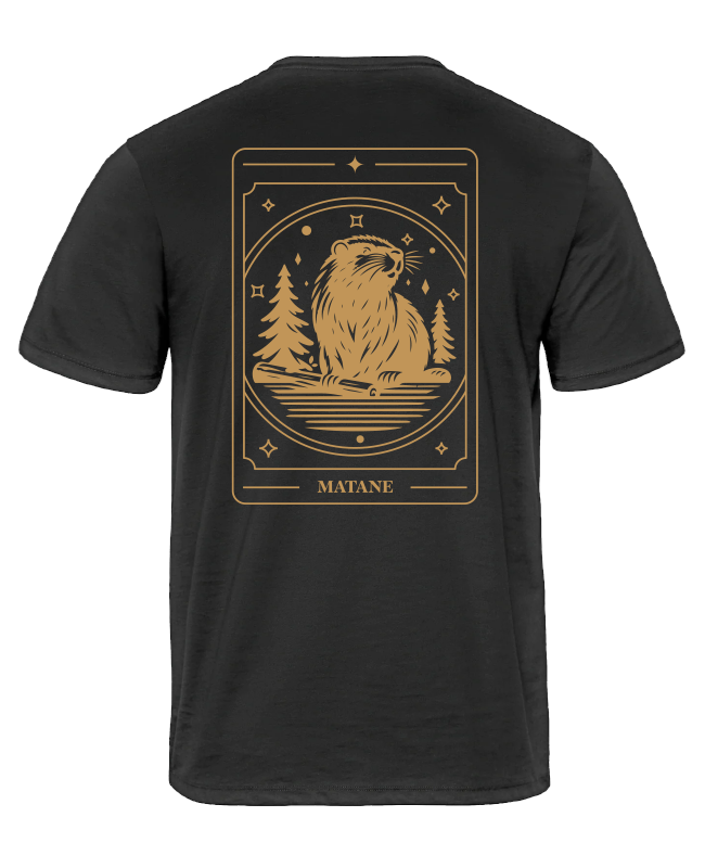 CEGEP DE MATANE - S05500 T-shirt en coton biologique unisexe - SE. S10555 (AVD) - SE. S15879 (DOS)