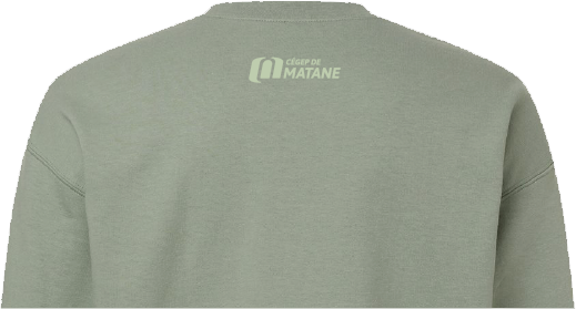 CEGEP DE MATANE - SF000 Molleton col rond unisexe - SE. S15877 (AV)