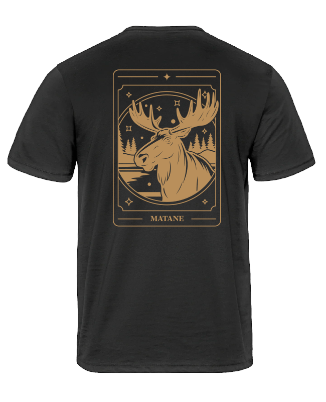 CEGEP DE MATANE - S05500 T-shirt en coton biologique unisexe - SE. S10555 (AVD) + SE. S16574 (DOS)
