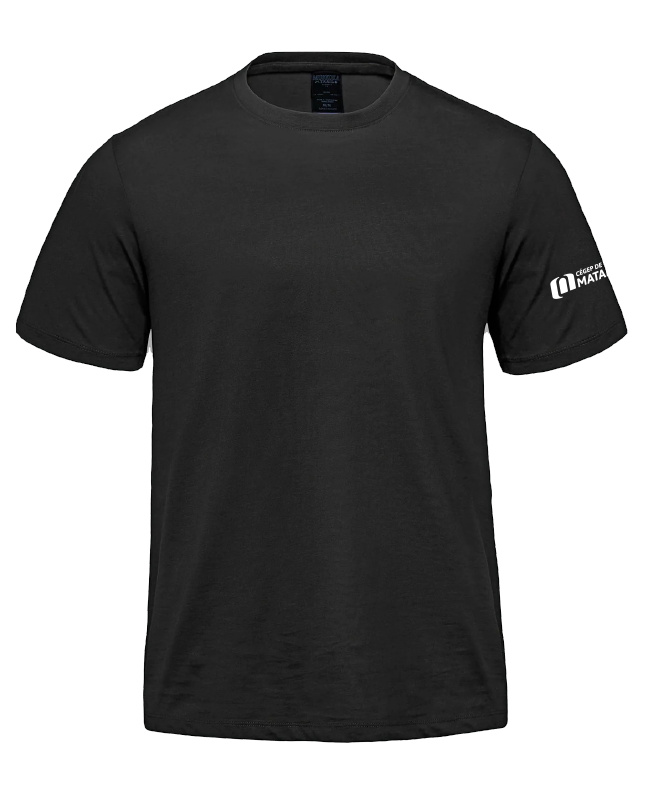 CEGEP DE MATANE - S05500 T-shirt en coton biologique unisexe - SE. S10555 (MG) + DTF. PGM (DOS)