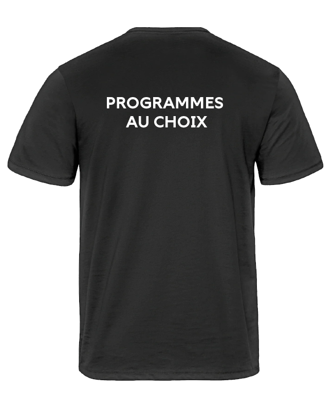 CEGEP DE MATANE - S05500 T-shirt en coton biologique unisexe - SE. S10555 (MG) + DTF. PGM (DOS)