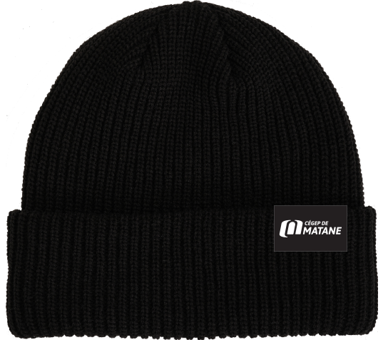 CÉGEP DE MATANE - 914 Tuque à rebord côtelée - ETT. ETT1064 (Z)